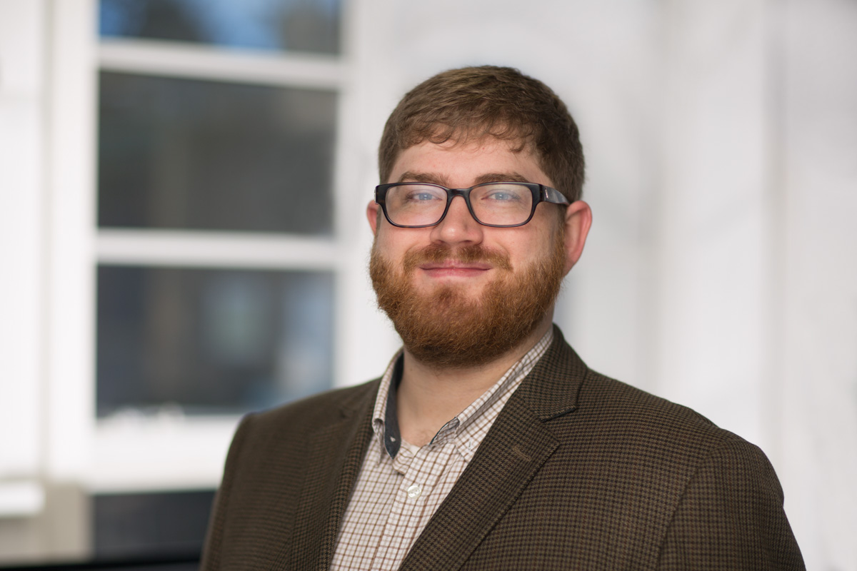 Close up of researcher Miles Brundage