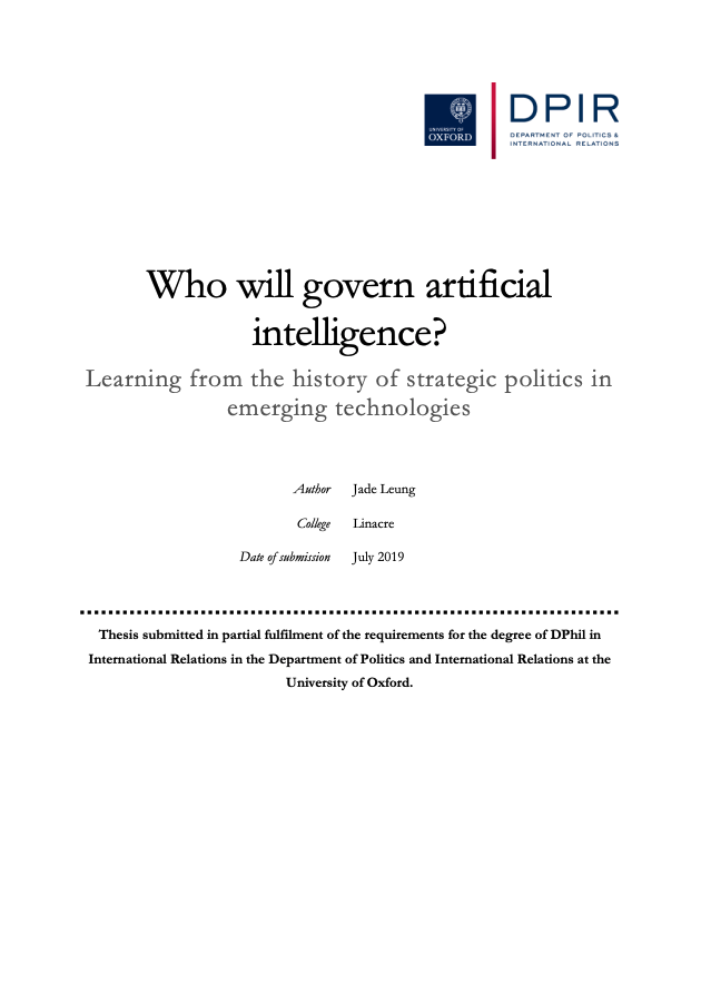ai and international relations books