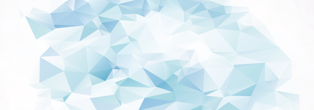 Abstract triangles in different shades of light blue
