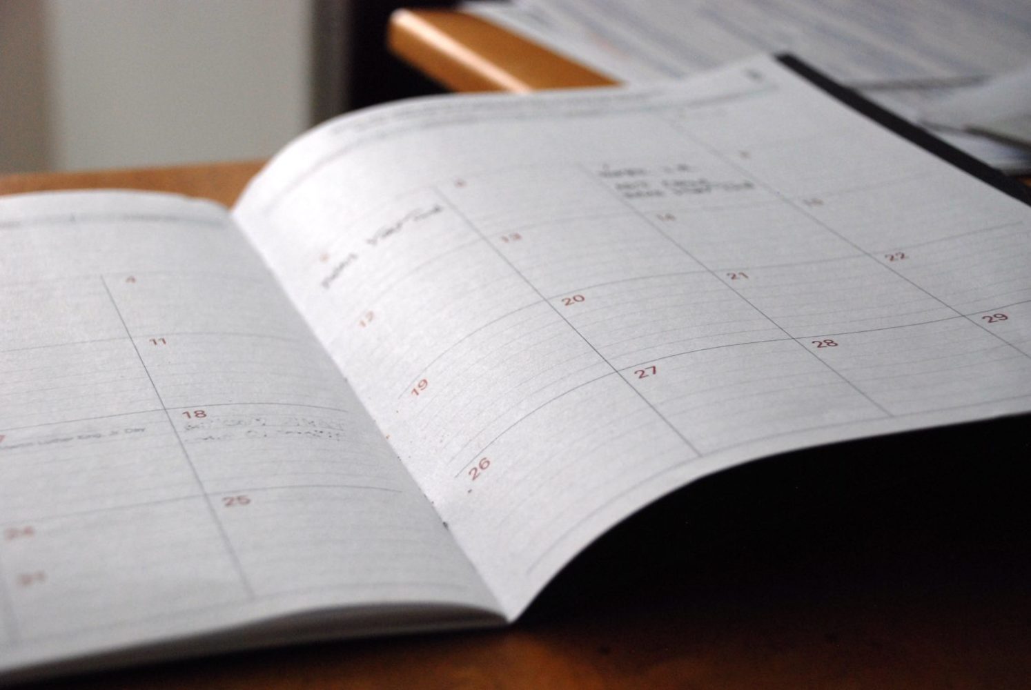open diary book