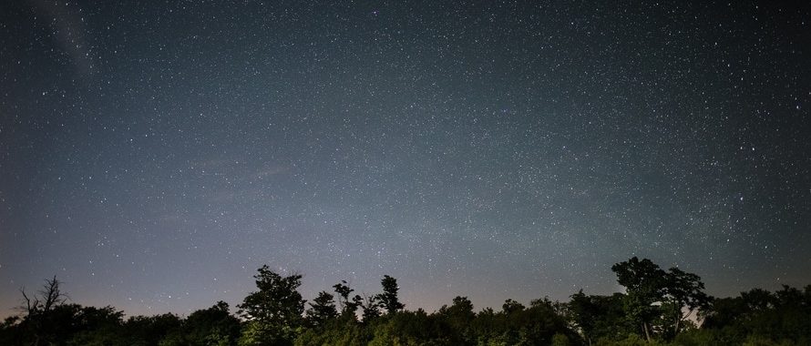 night sky with stars